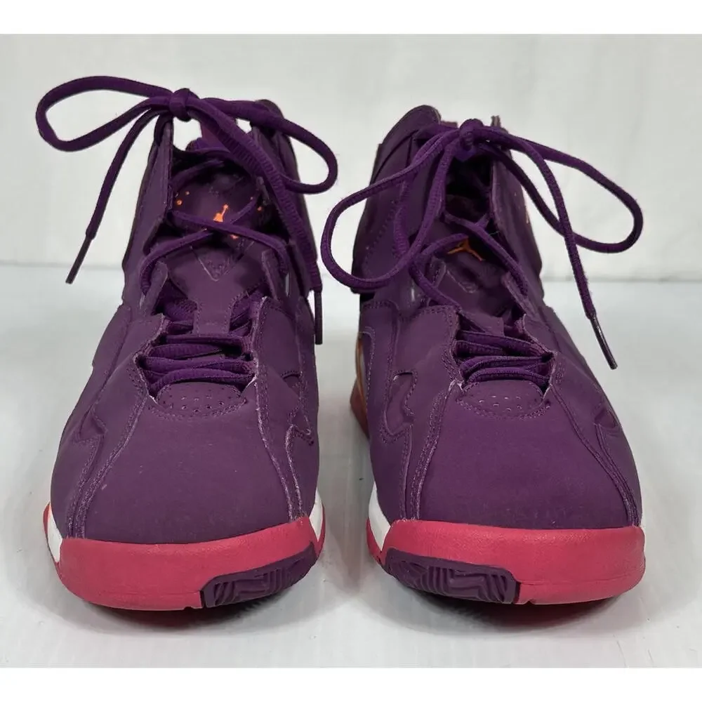 NIKE AIR JORDAN TRUE FLIGHT Girls 7Y‎ Purple Orange Grape Sneakers 342774-517